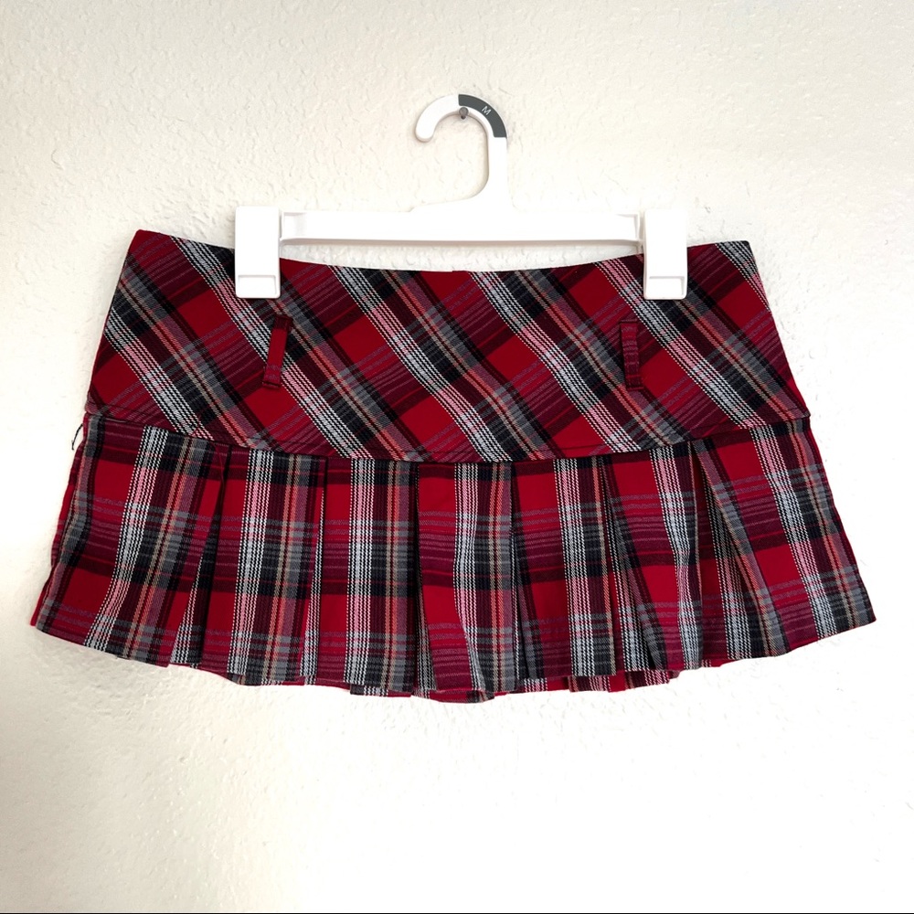 Vintage Plaid Mini Skirt